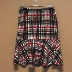 Plaid skirt
